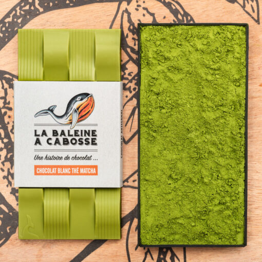 Tablette Chocolat blanc au thé matcha