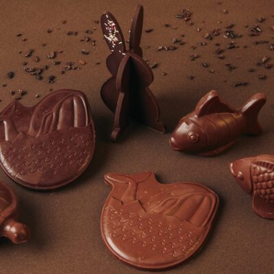 Lapin de Pâques au chocolat 90g. RETRAIT BOUTIQUE UNIQUEMENT